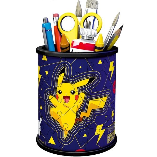 puzzle 57 pezzi 3d portapenna pokemon 