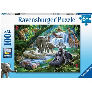 puzzle 100 xxl animali della giungla