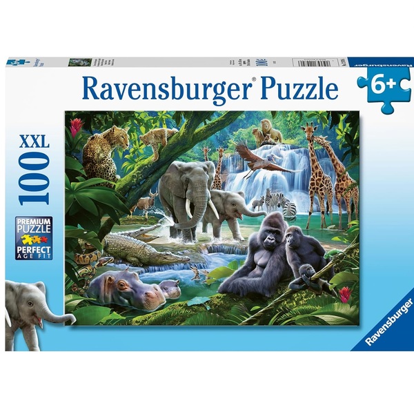 puzzle 100 xxl animali della giungla