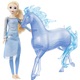 frozen elsa con cavallo