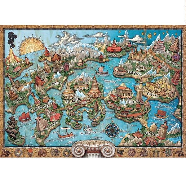 puzzle 1000 pezzi atlantide
