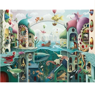 puzzle 2000 pezzi se i pesci potessero camminare 