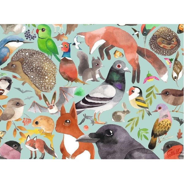 puzzle 500 pezzi giardino