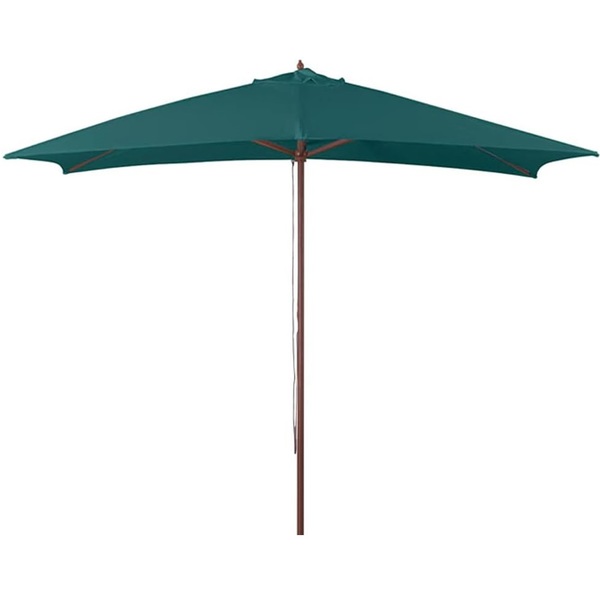 ombrellone legno 3x2 verde