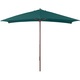 ombrellone legno 3x2 verde