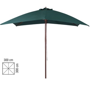 ombrellone legno 3x3 verde