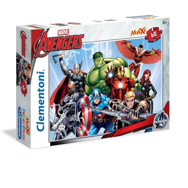 maxi puzzle 60 pezzi avengers