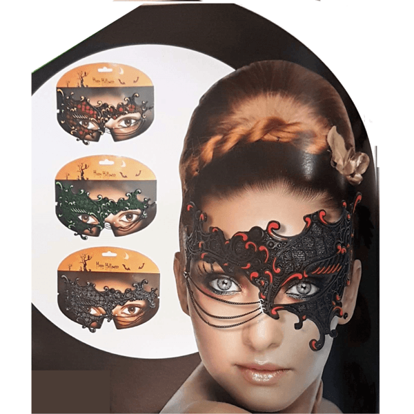 maschera occhi con decori