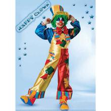 costume happy clown 3/4 anni - fancy magic