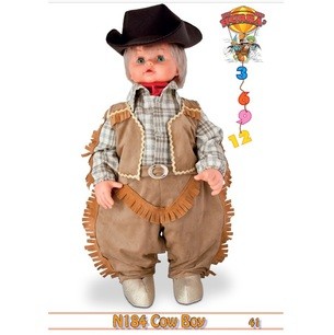 costume cow boy 06 mesi